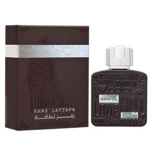 Ramz Lattafa Silver Lattafa Perfumes for women and men 3.4 oz